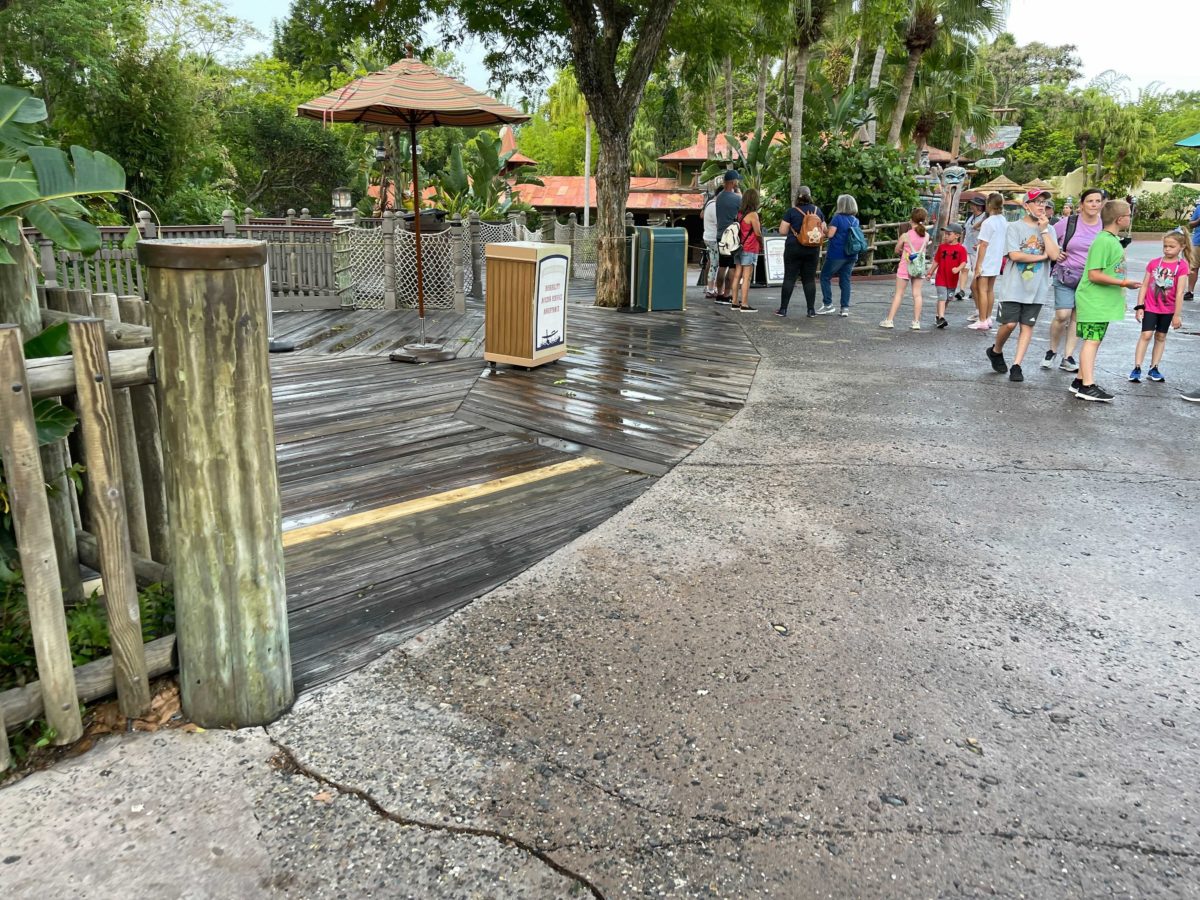 The Jungle Cruise at the Magic Kingdom has had its extended queue markings remove to minimize social distancing efforts at Walt Disney World