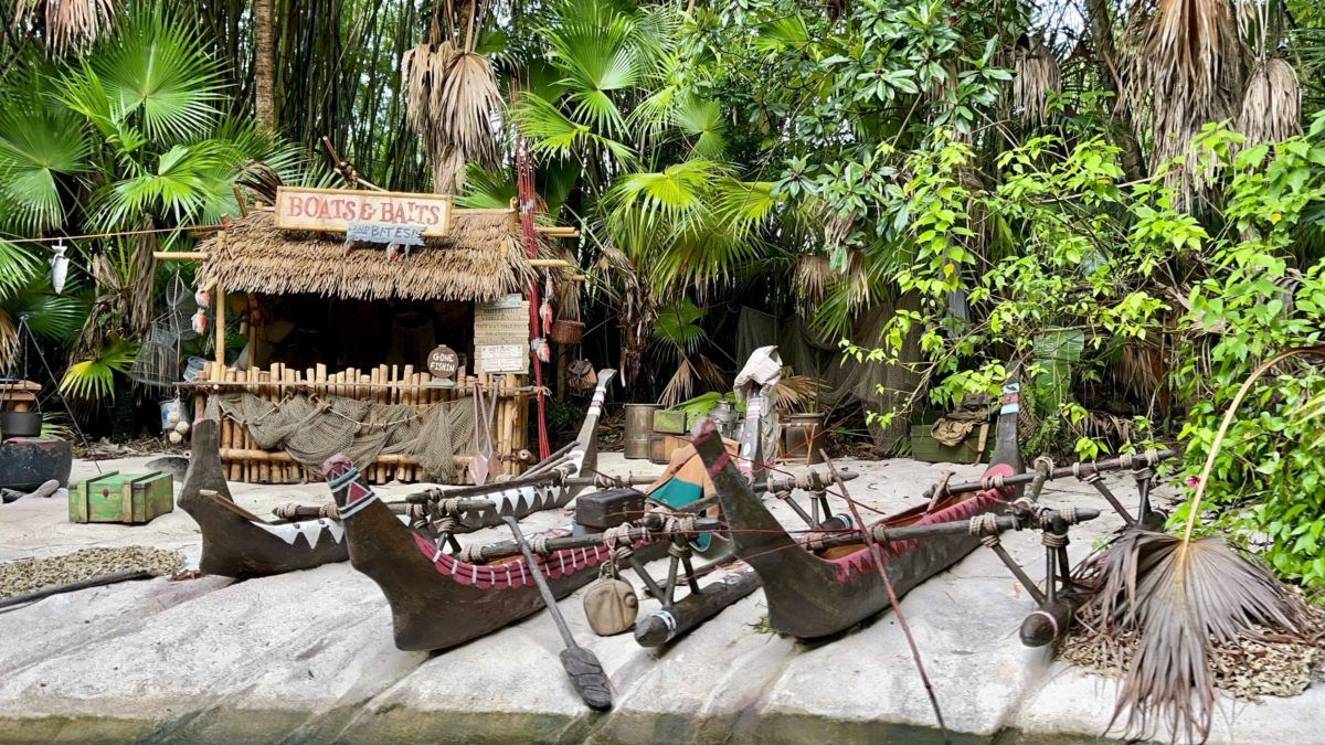 Pygmy Scene on Jungle Cruise at Magic Kingdom