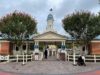 Physical distancing has been reduced at the Liberty Square Riverboat Landing in the Magic Kingdom at Walt Disney World