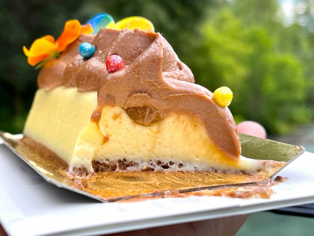 The new Paradise Pride Pastry available for Pride Month at Amorette's Patisserie in Disney Springs at Walt Disney World