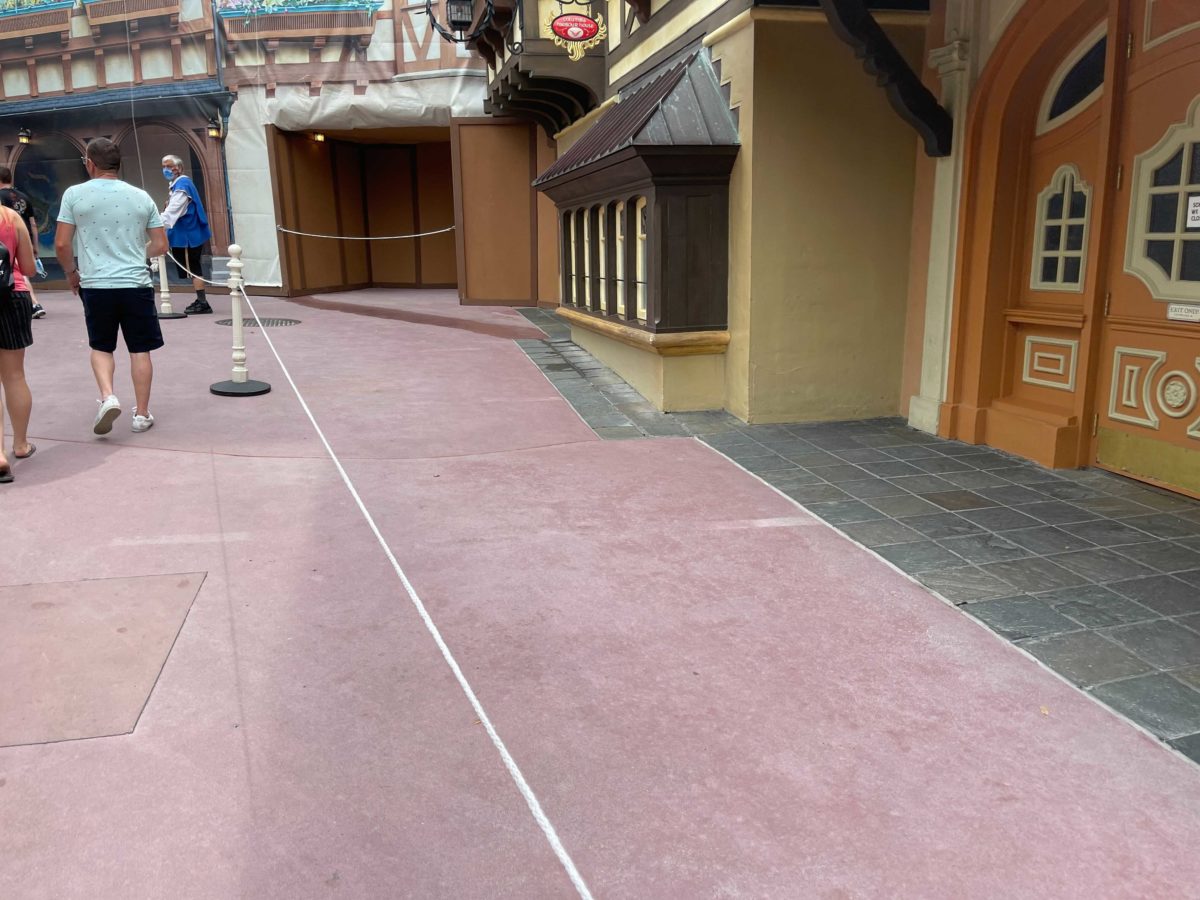 Peter Pan's Flight at the Magic Kingdom has had its extended queue markings remove to minimize social distancing efforts at Walt Disney World