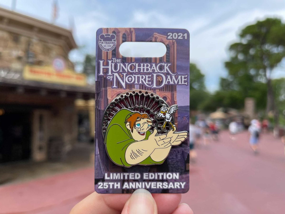 The Hunchback of Notre Dame pin at Walt Disney World