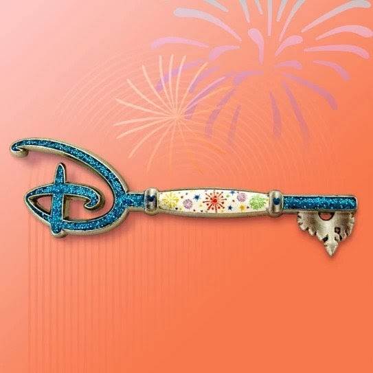 In Hand Disney Store Opening Ceremony Green Key Pin New and Sealed