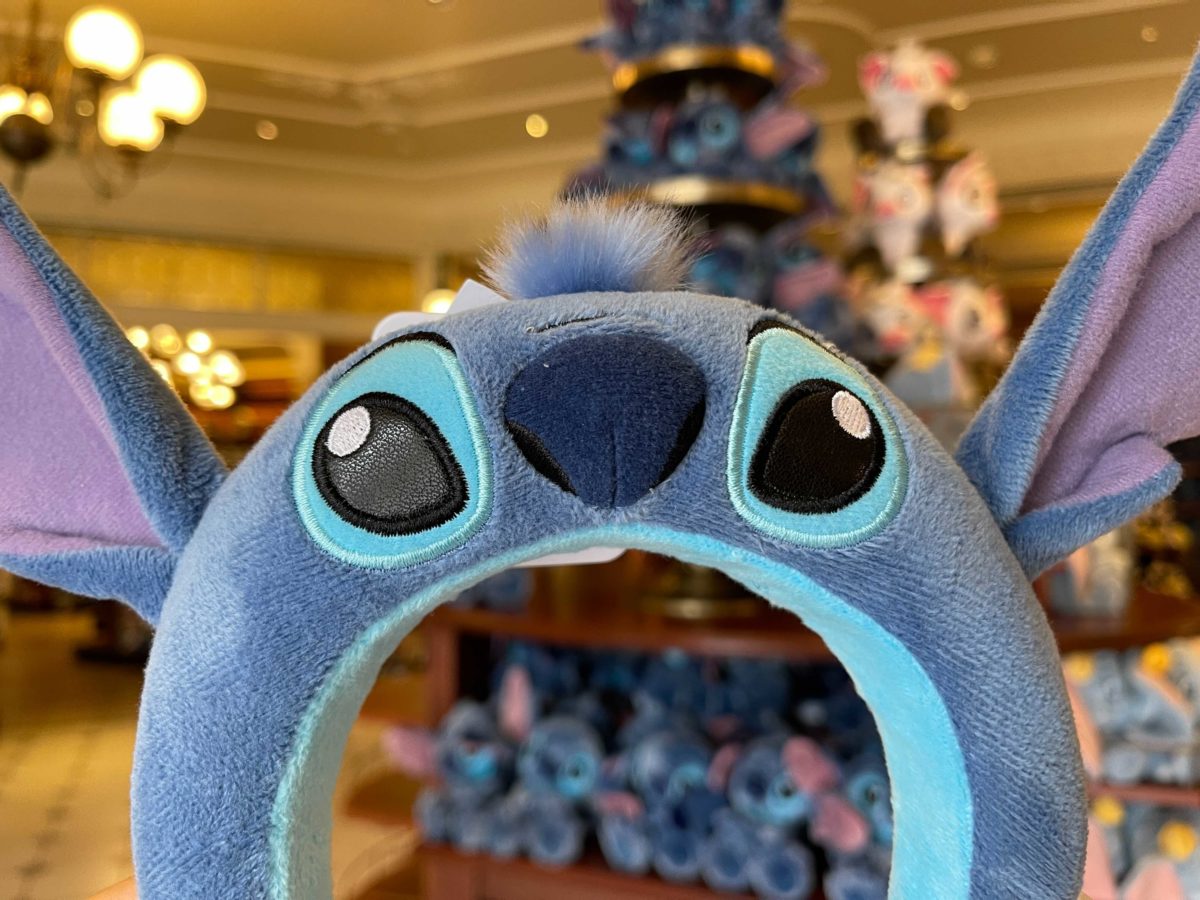 New stitch ear headband available at the Emporium in Magic Kingdom at Walt Disney World
