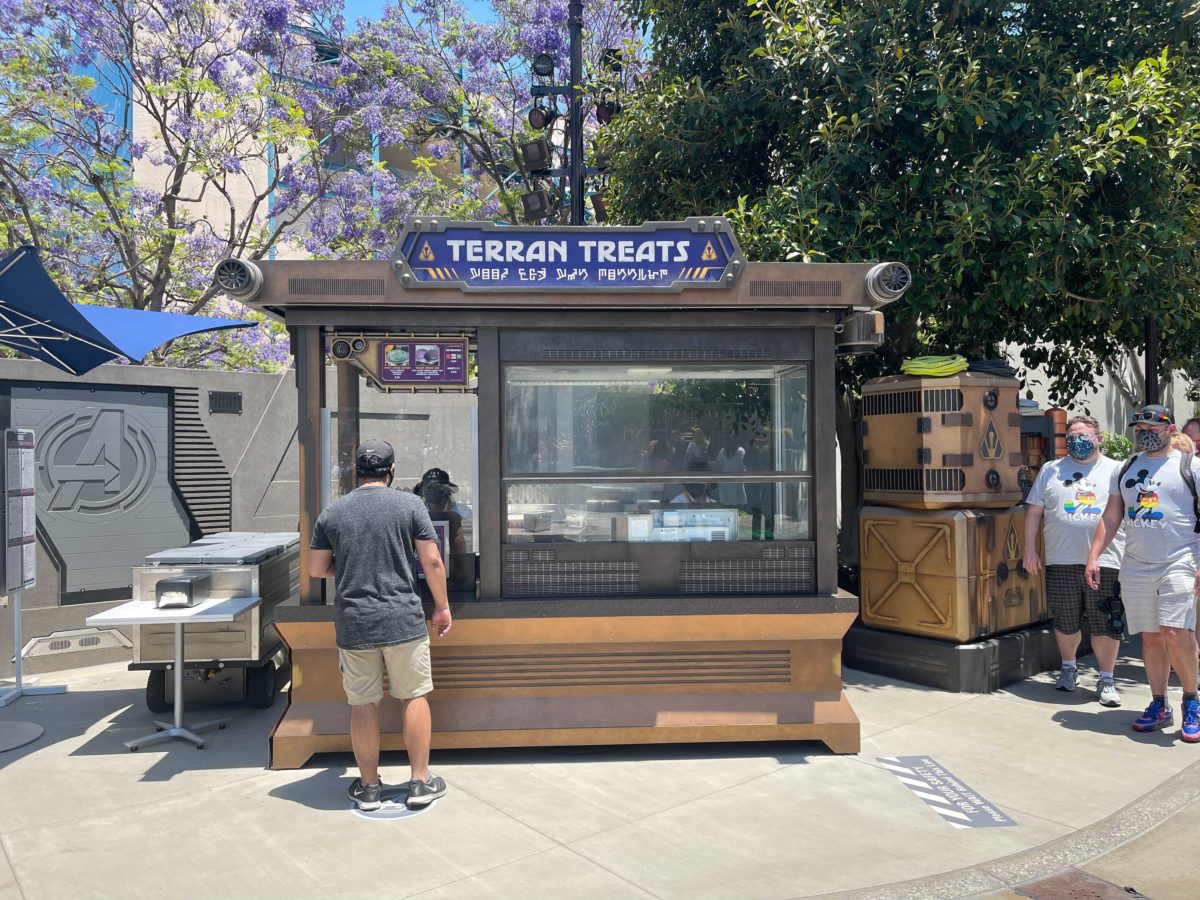 The new Terran Treats food location at Avengers Campus in Disney California Adventure