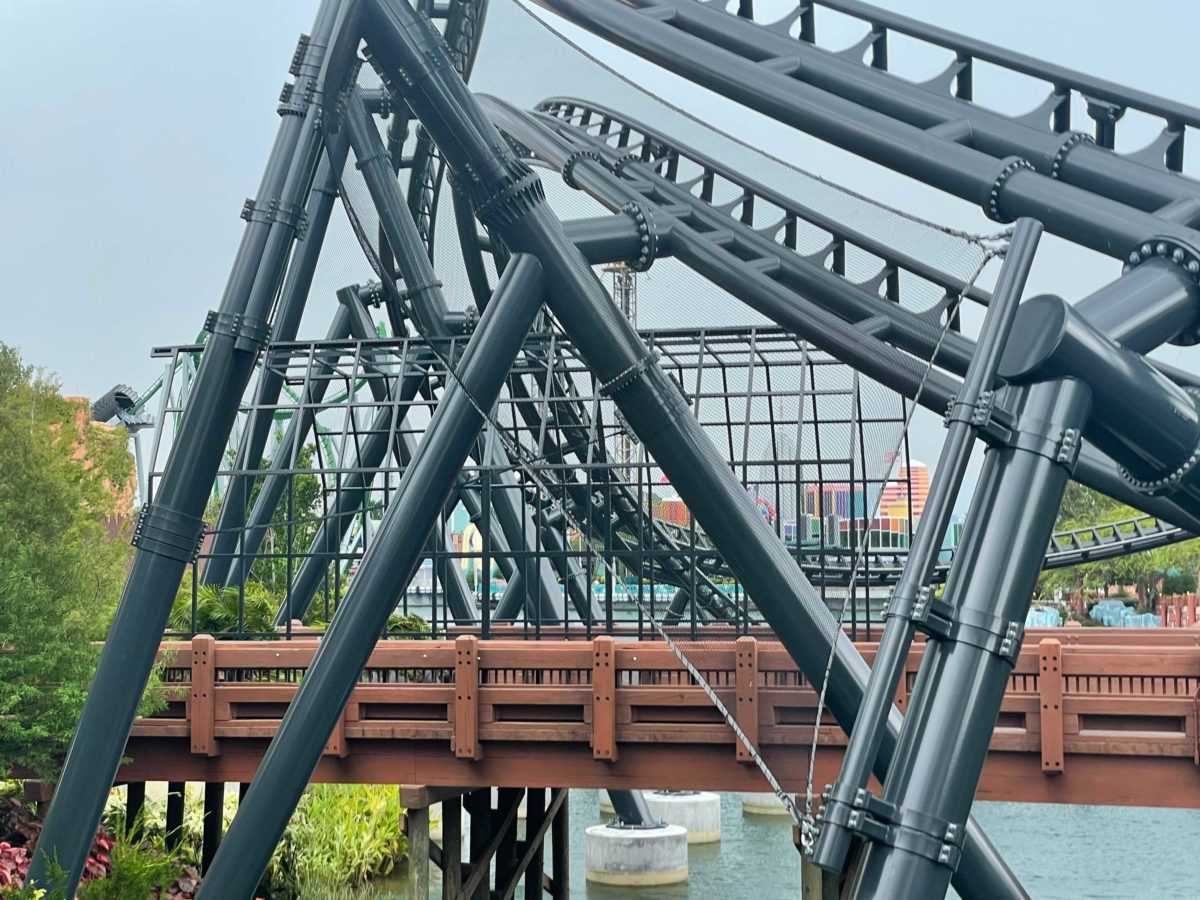 VelociCoaster cage added at Islands of Adventure
