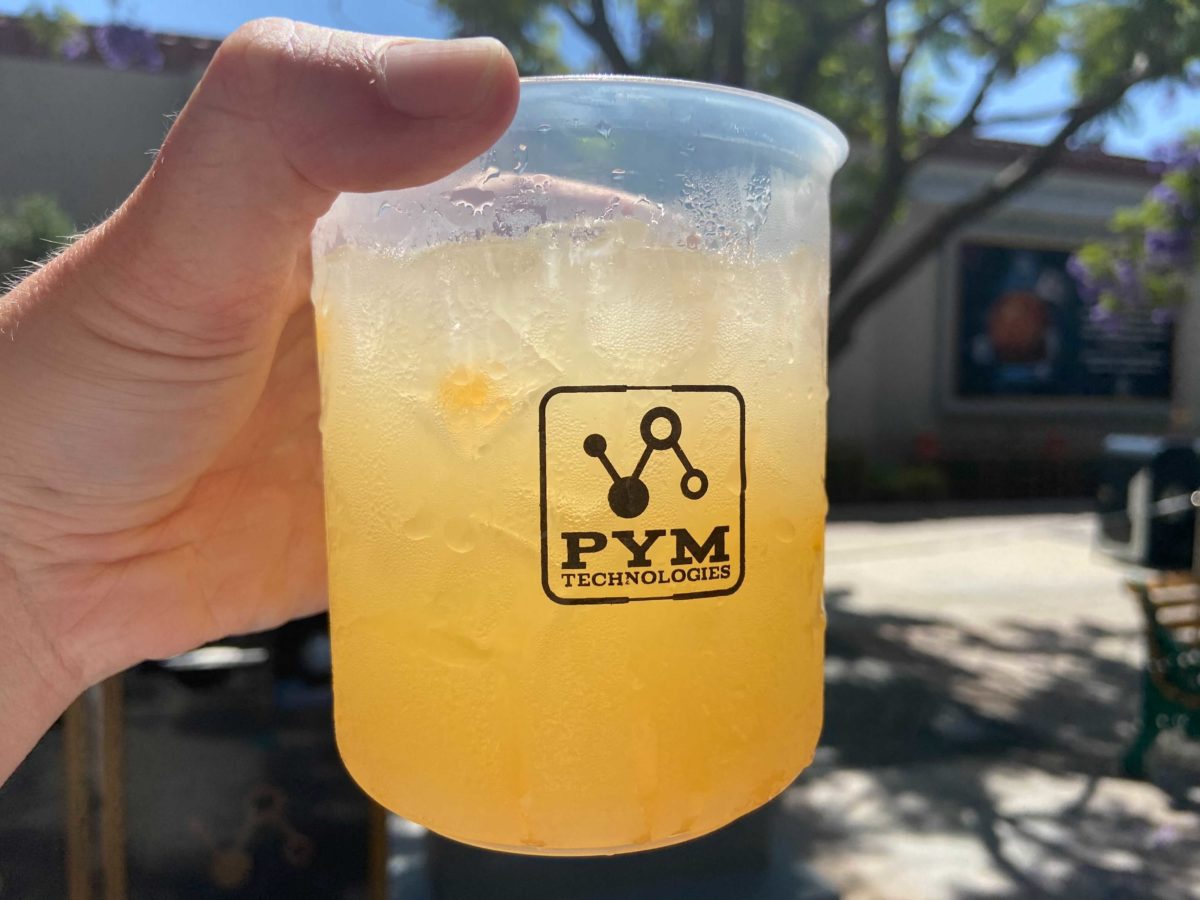 the new X-Periment drink at Pym Tasting Lab in Avengers Campus at Disney California Adventure