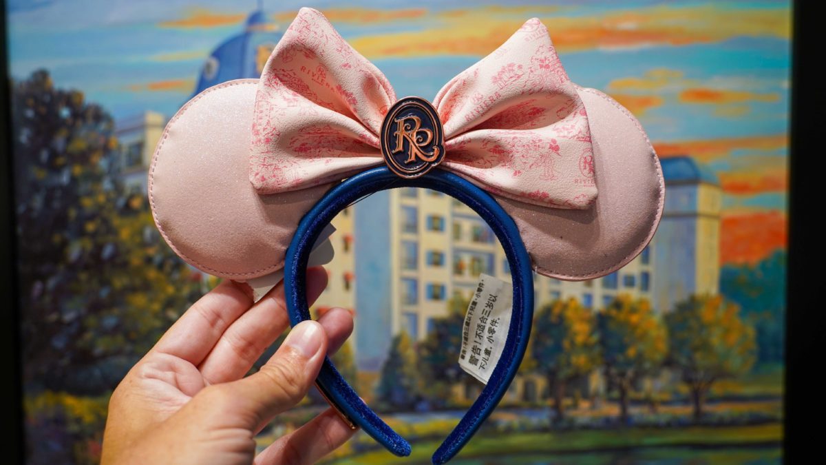 Disney Riviera Resort Pink Loungefly Minnie Ear Headband