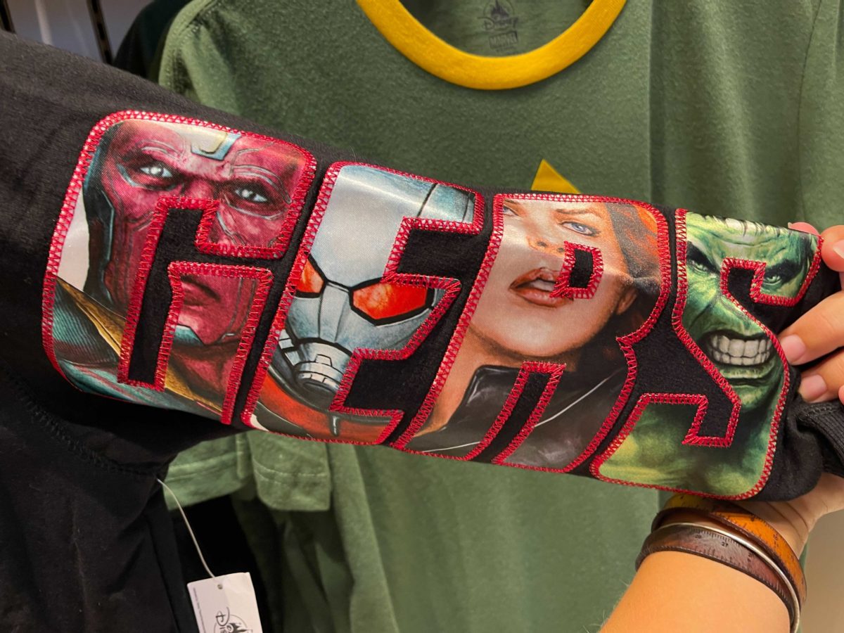 New Avengers sweatshirt at keystone clothiers in Disney's Hollywood Studios