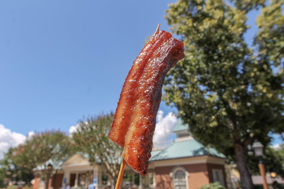 Candied Bacon Skewer in Magic Kingdom
