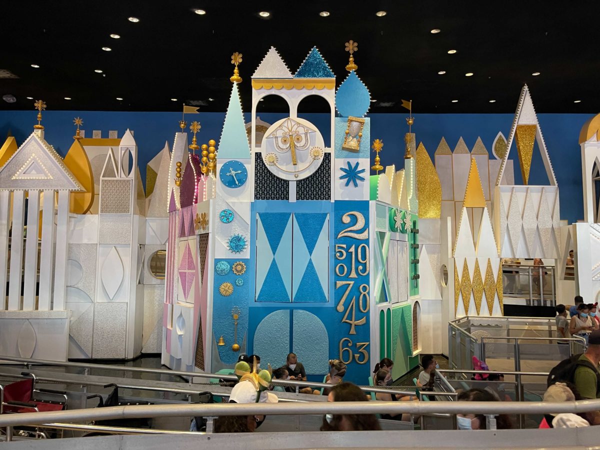 Photos It S A Small World Clocktower Given Colorful Makeover At Magic Kingdom Wdw News Today