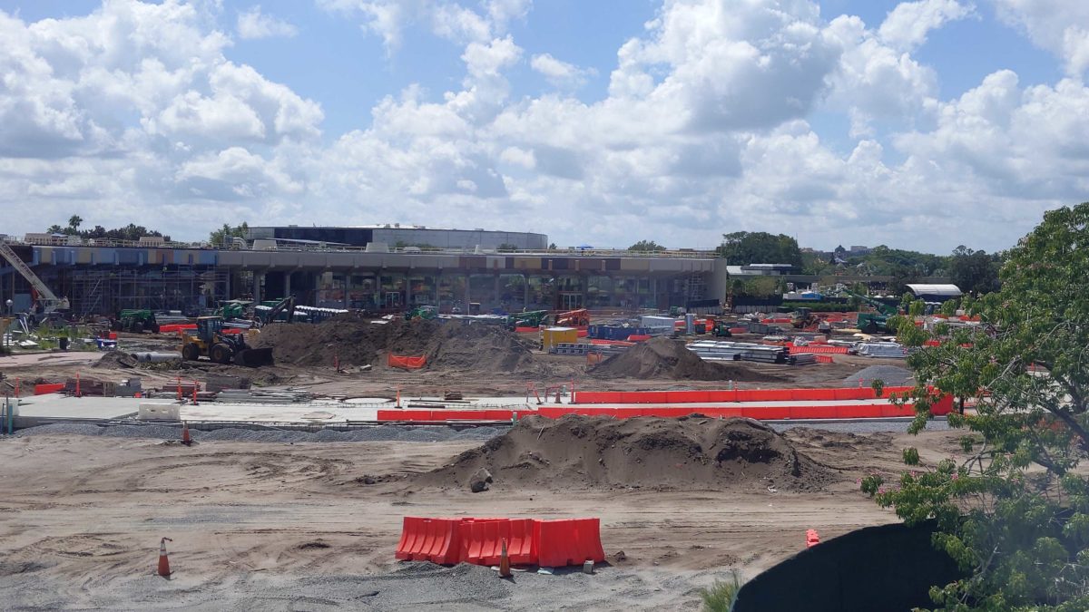 Journey of Water construction at EPCOT