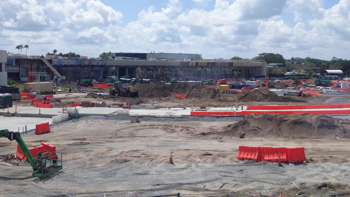 Journey of Water construction at EPCOT