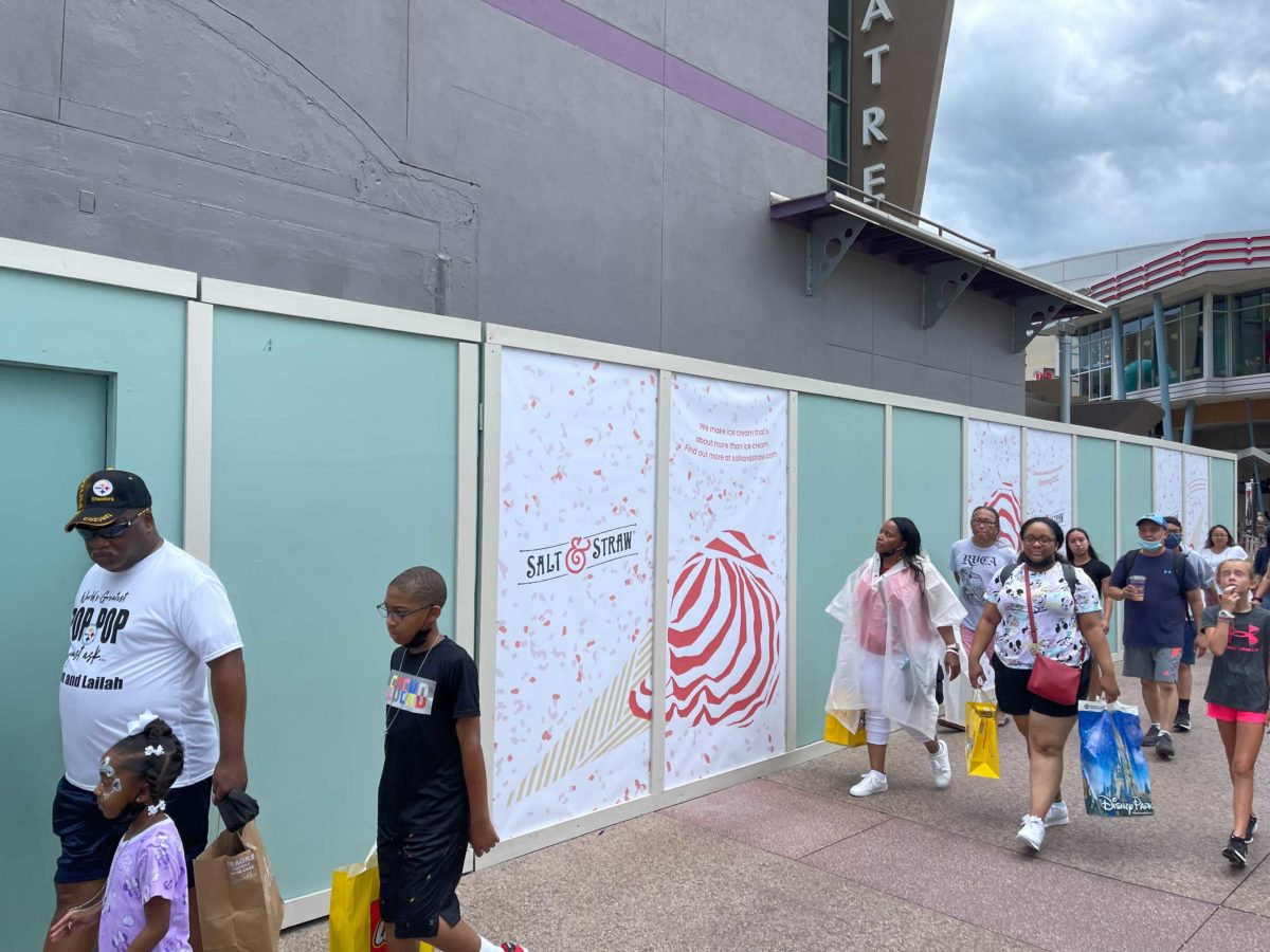 Salt & Straw signs at Disney Springs