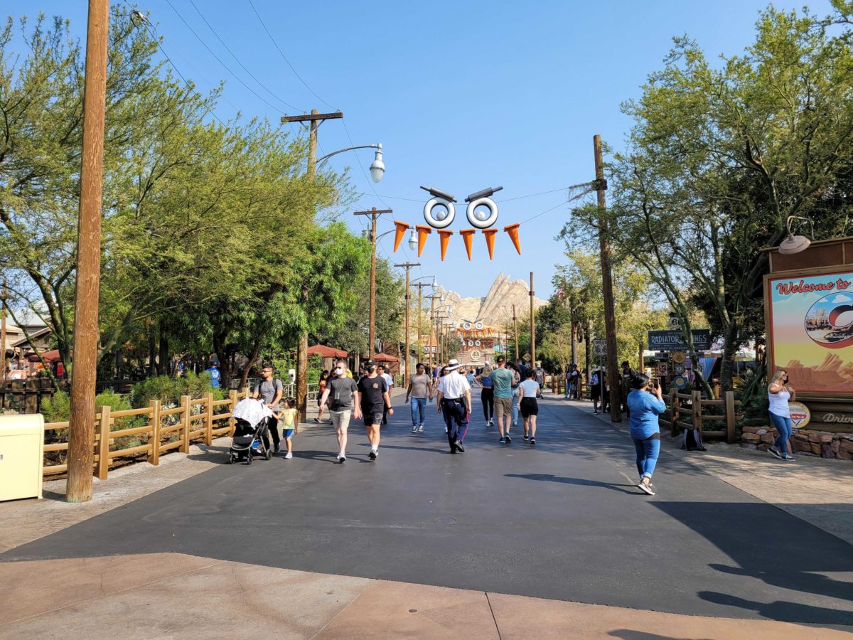 Cars Land Haul-o-ween decorations 2021