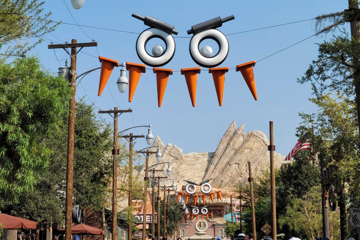 Cars Land Haul-o-ween decorations 2021 pic 1
