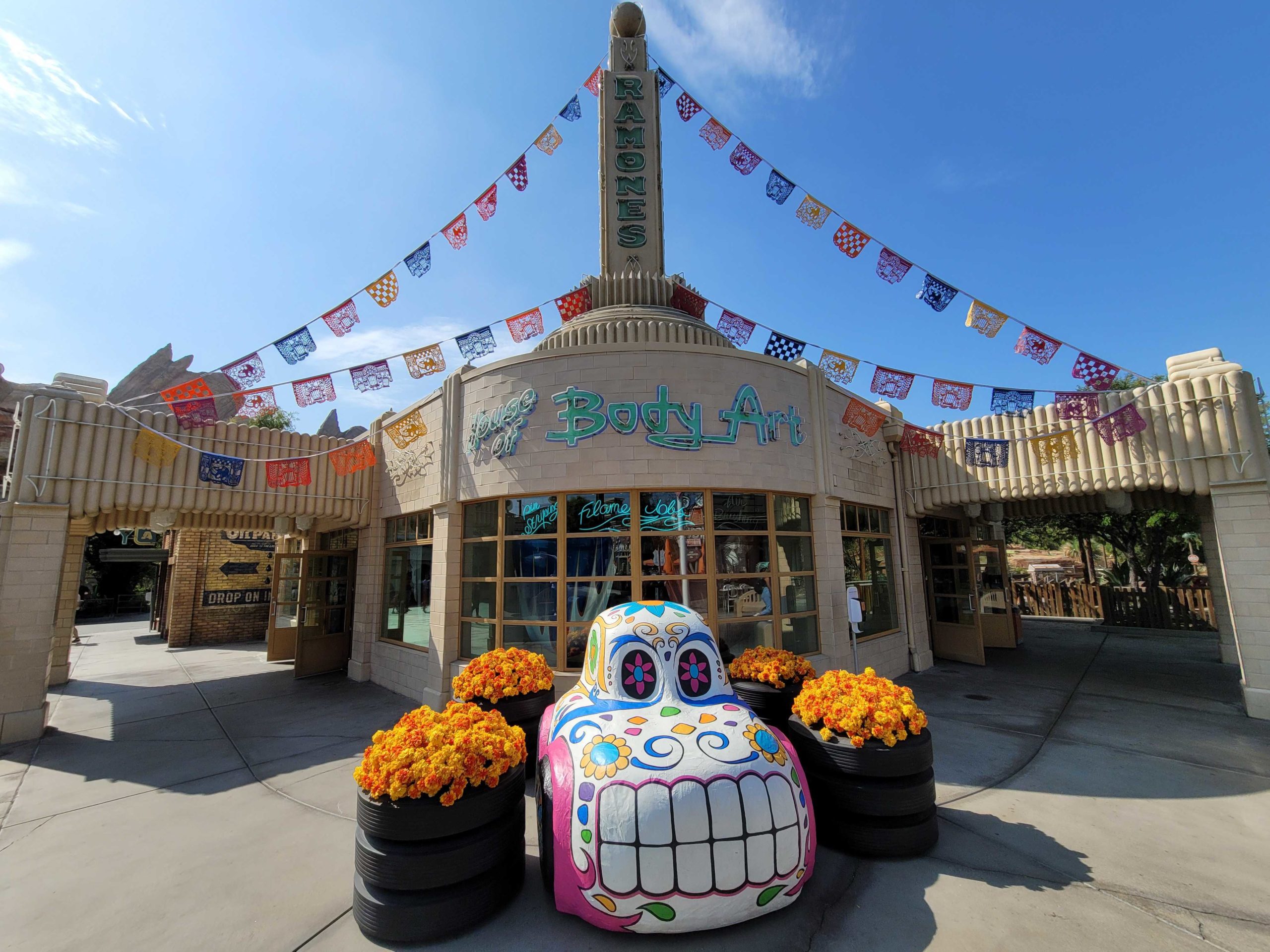 PHOTOS More HaulOWeen Decorations Adorn Cars Land in Disney