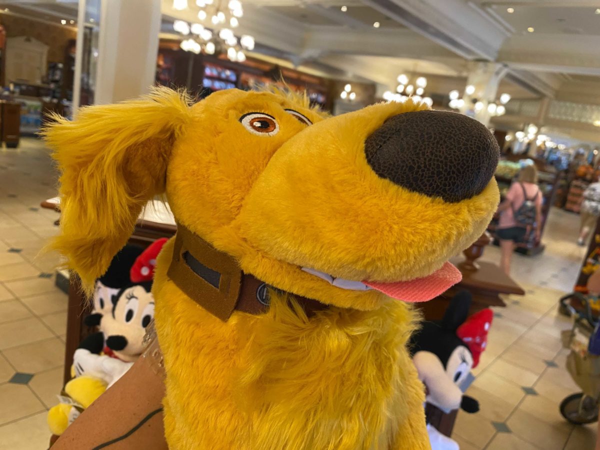 2021 Disney Parks Pixar UP Dug The Dog Hand Puppet Plush New 