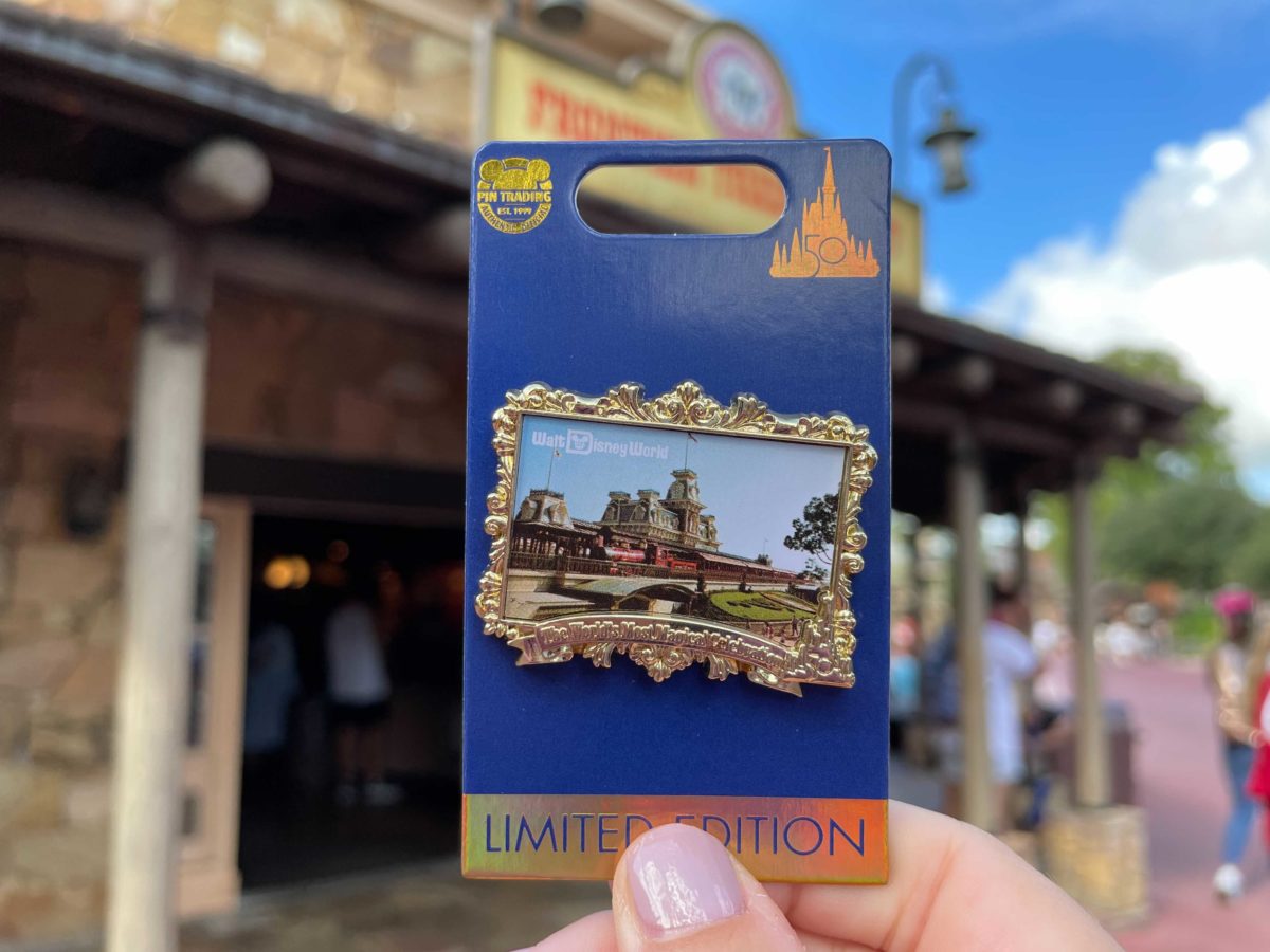 PHOTOS: 50th Anniversary Pins Featuring Main Street Train Station and ...