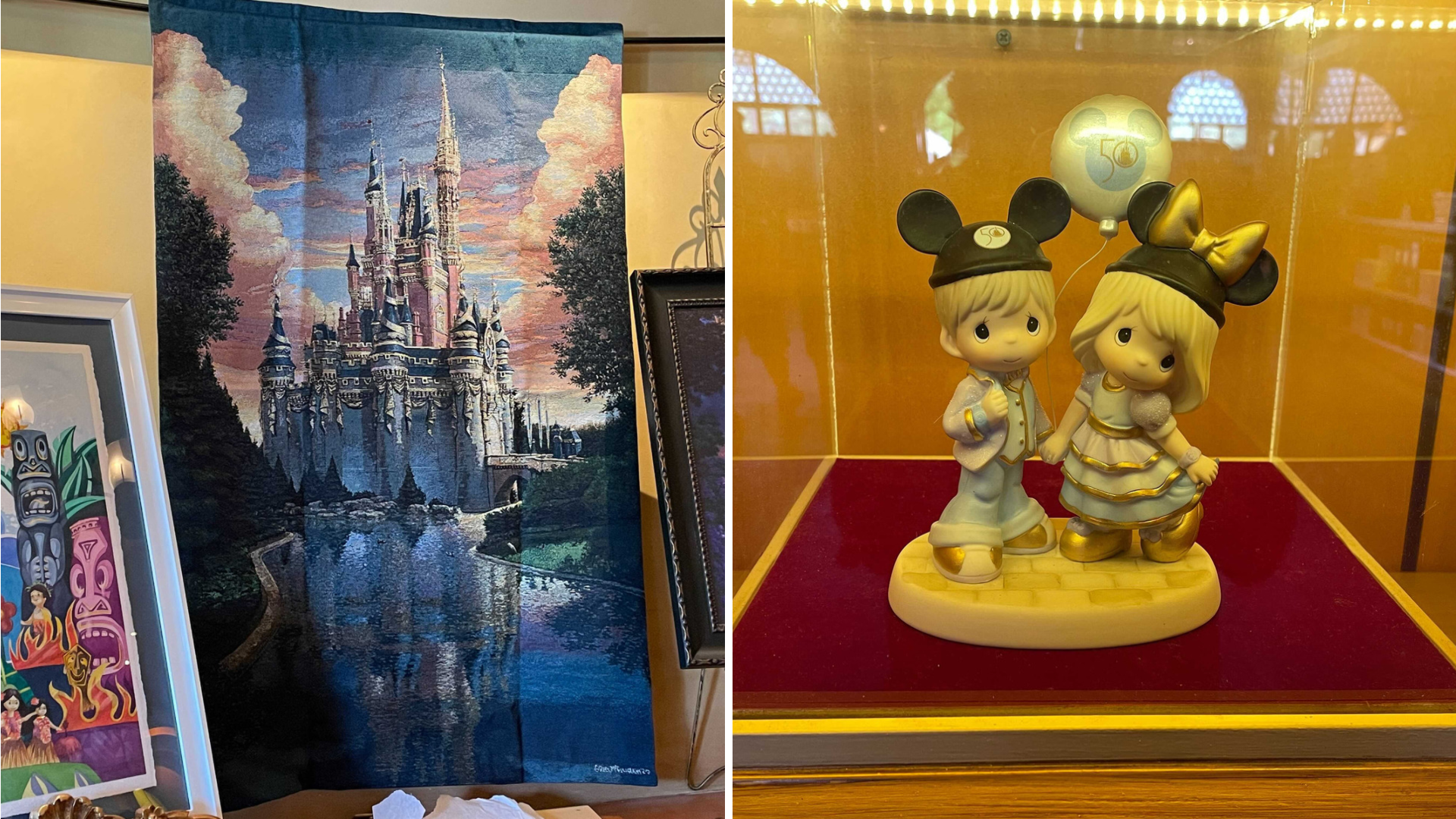 Photos New 50th Anniversary Notebook Throw Tapestry And Precious Moments Statue At Walt Disney World Wdw News Today