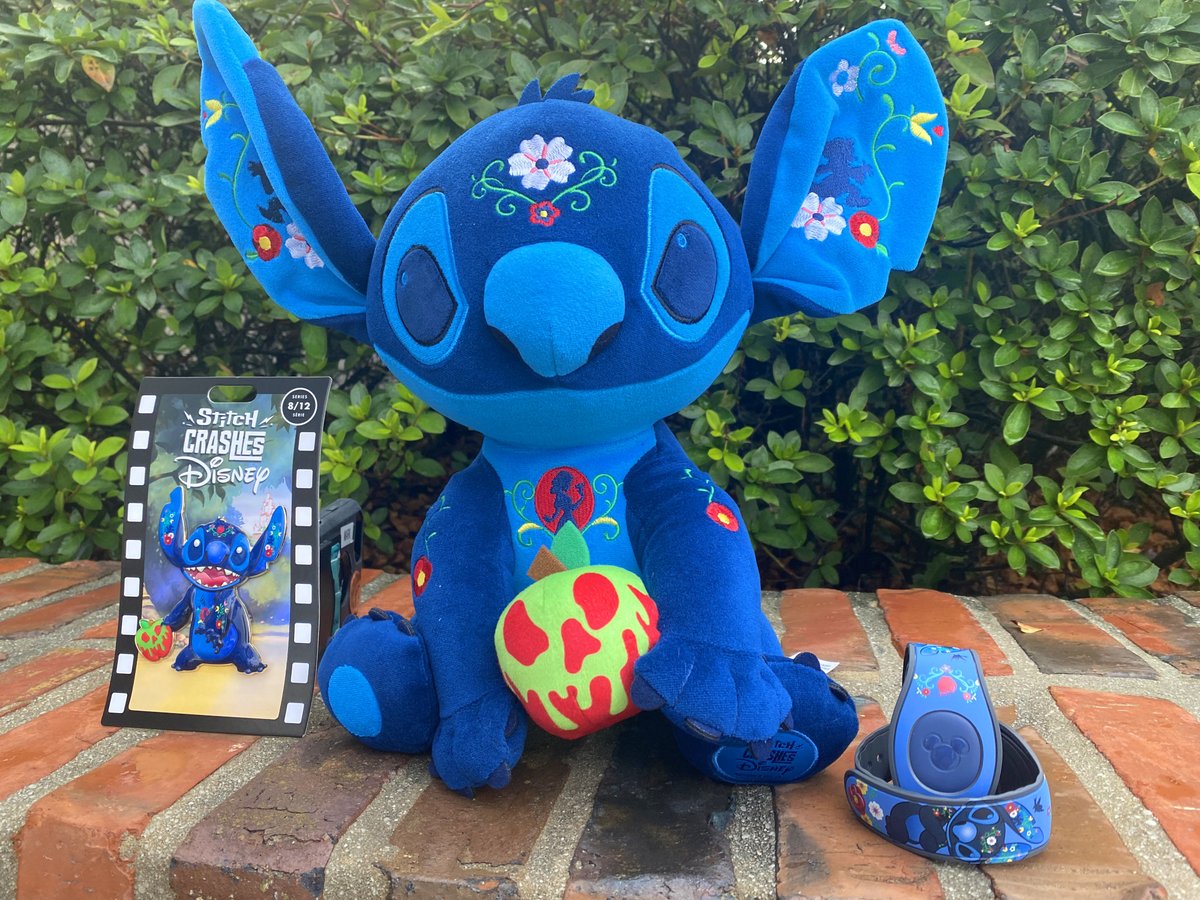 stitch crashes disney snow white plush