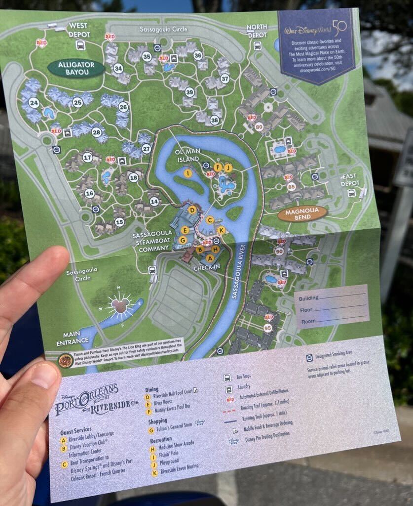 Photos New Earidescent 50th Anniversary Walt Disney World Resort Hotel Maps Now Available Wdw News Today