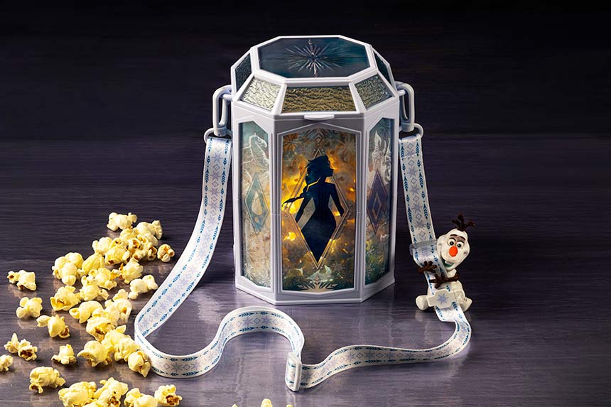 Photos Beautiful Color Changing Light Up Frozen Popcorn Bucket Coming December 26 To Tokyo Disney Resort Wdw News Today