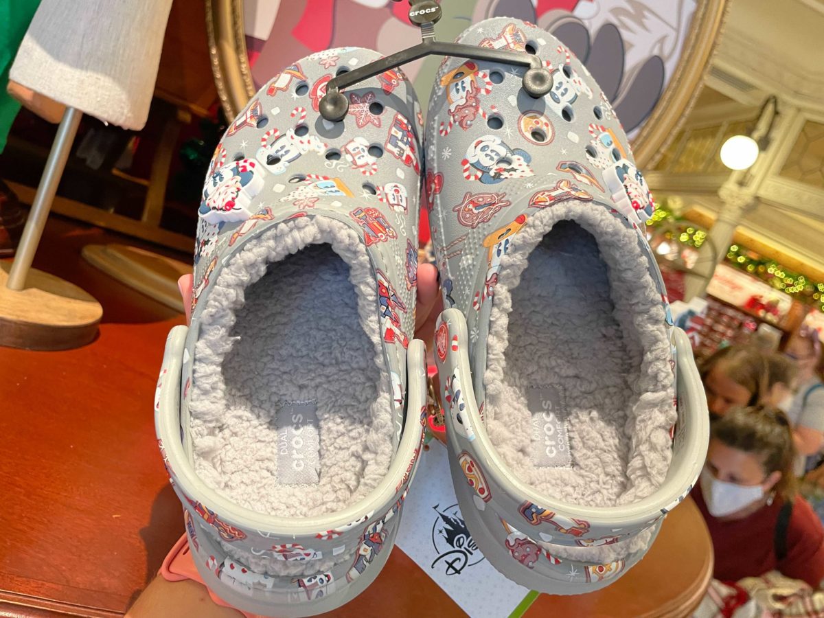 Hot Chocolate Mickey & Friends Fur Crocs from Disney Holiday Christmas 2021