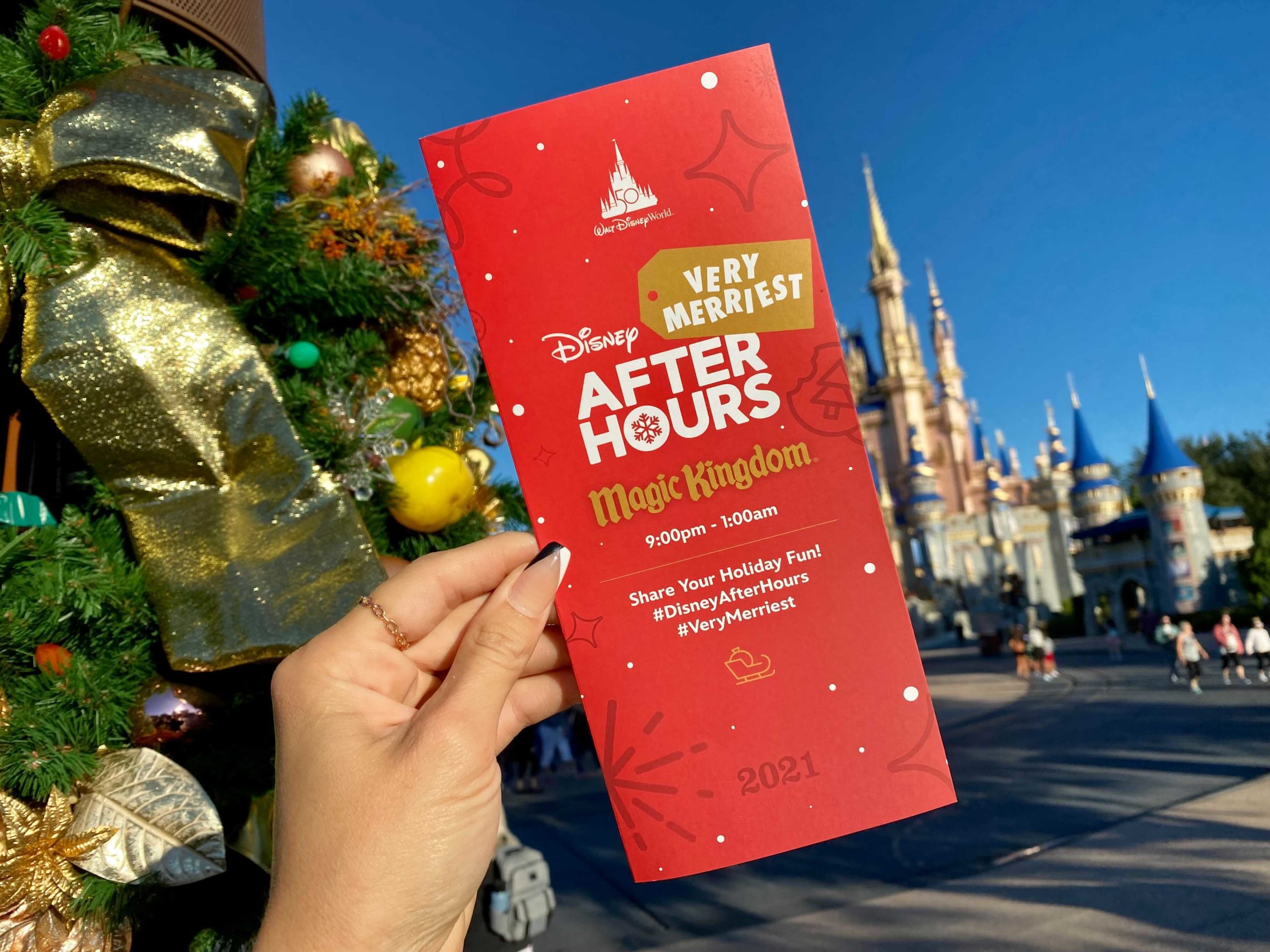 PHOTOS: First Look At Park Map For Disney Very Merriest After Hours At ...