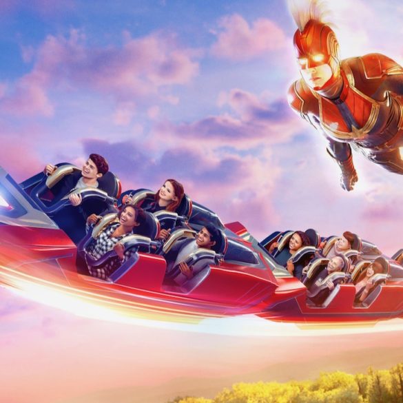 Avengers Assemble: Flight Force ride vehicle concept art