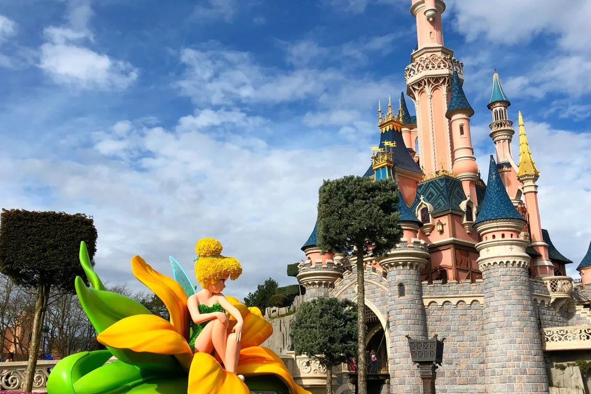 Tinker Bell and Castle at Disneyland Paris