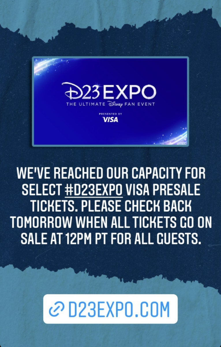Visa Presale Tickets Sold Out for D23 Expo 2022 Disney by Mark
