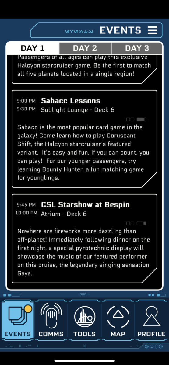 galactic starcruiser activity descriptions 31