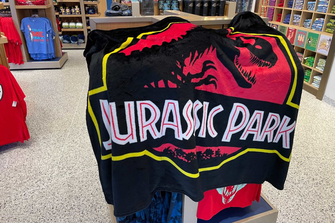 PHOTOS: New Jurassic Park Blanket Available at Universal Orlando Resort ...