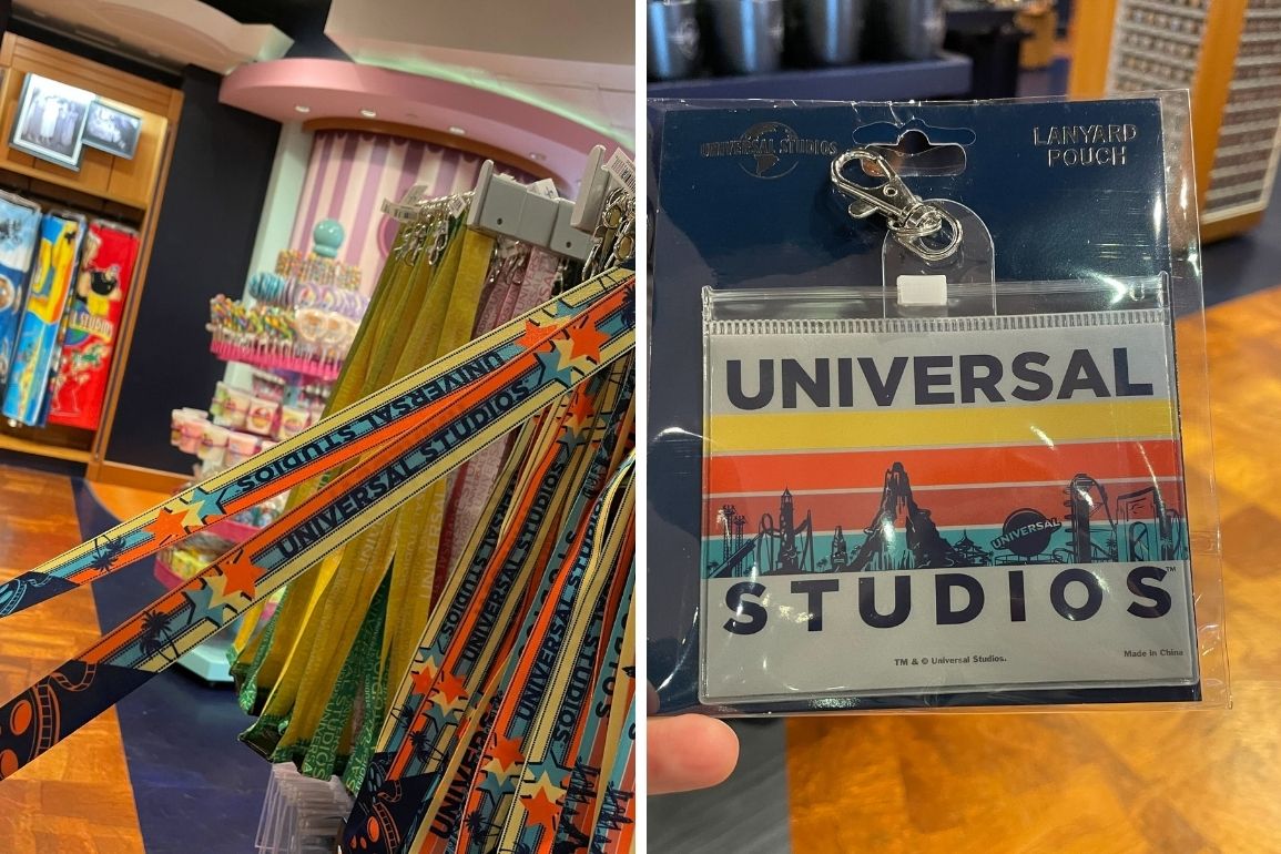 Universal Studios Orlando Yellow Lanyard w/Badge Pouch