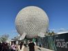 Spaceship Earth with construction walls