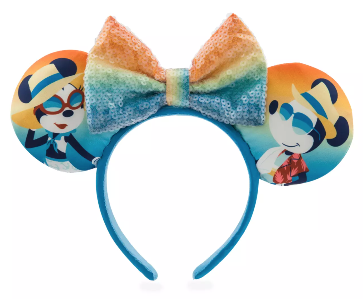 Disney 2022 Port Orleans Beignet Mickey Ears Scented Headband Loungefly NWT