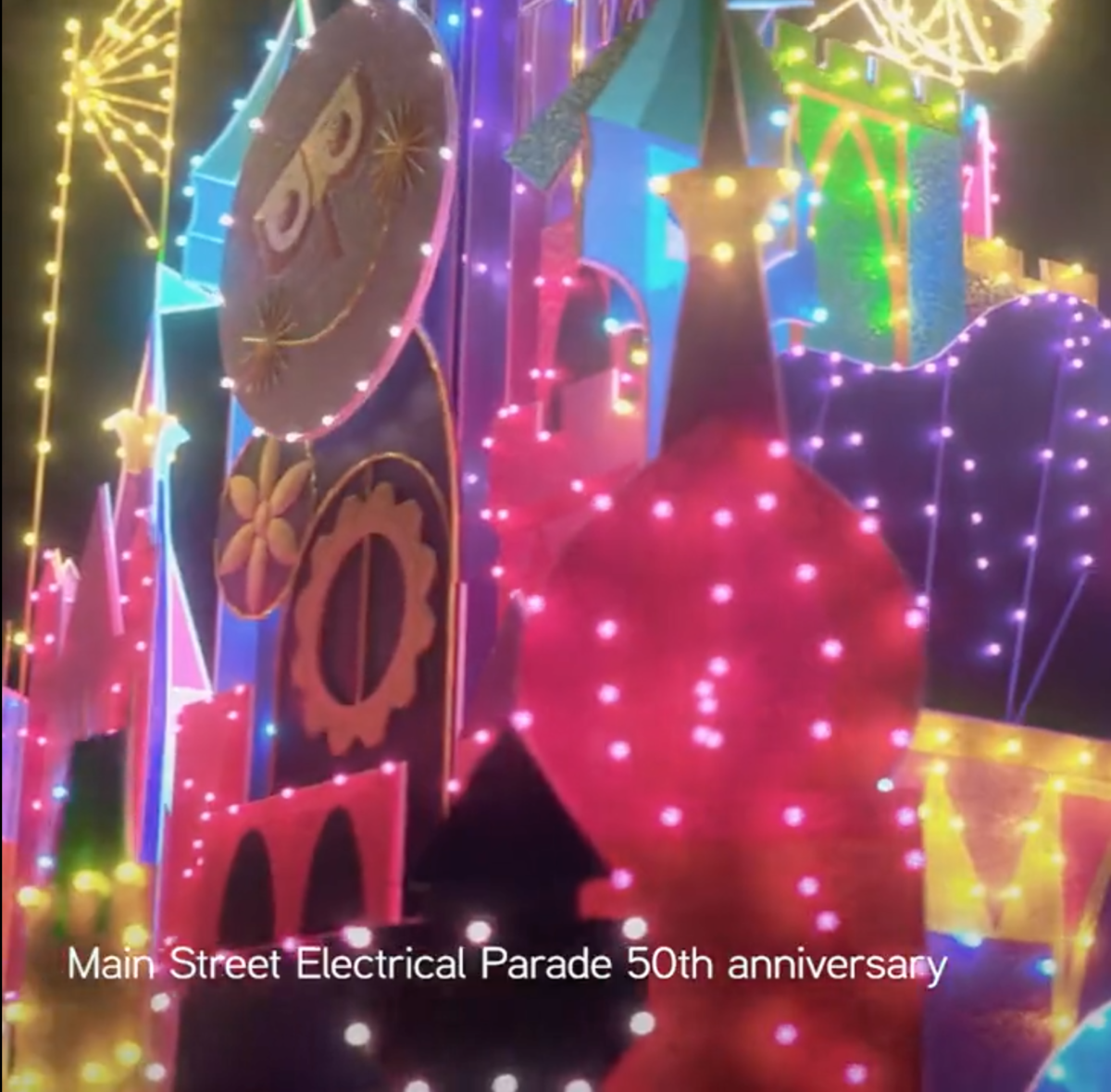 Main Street Electrical Parade finale float