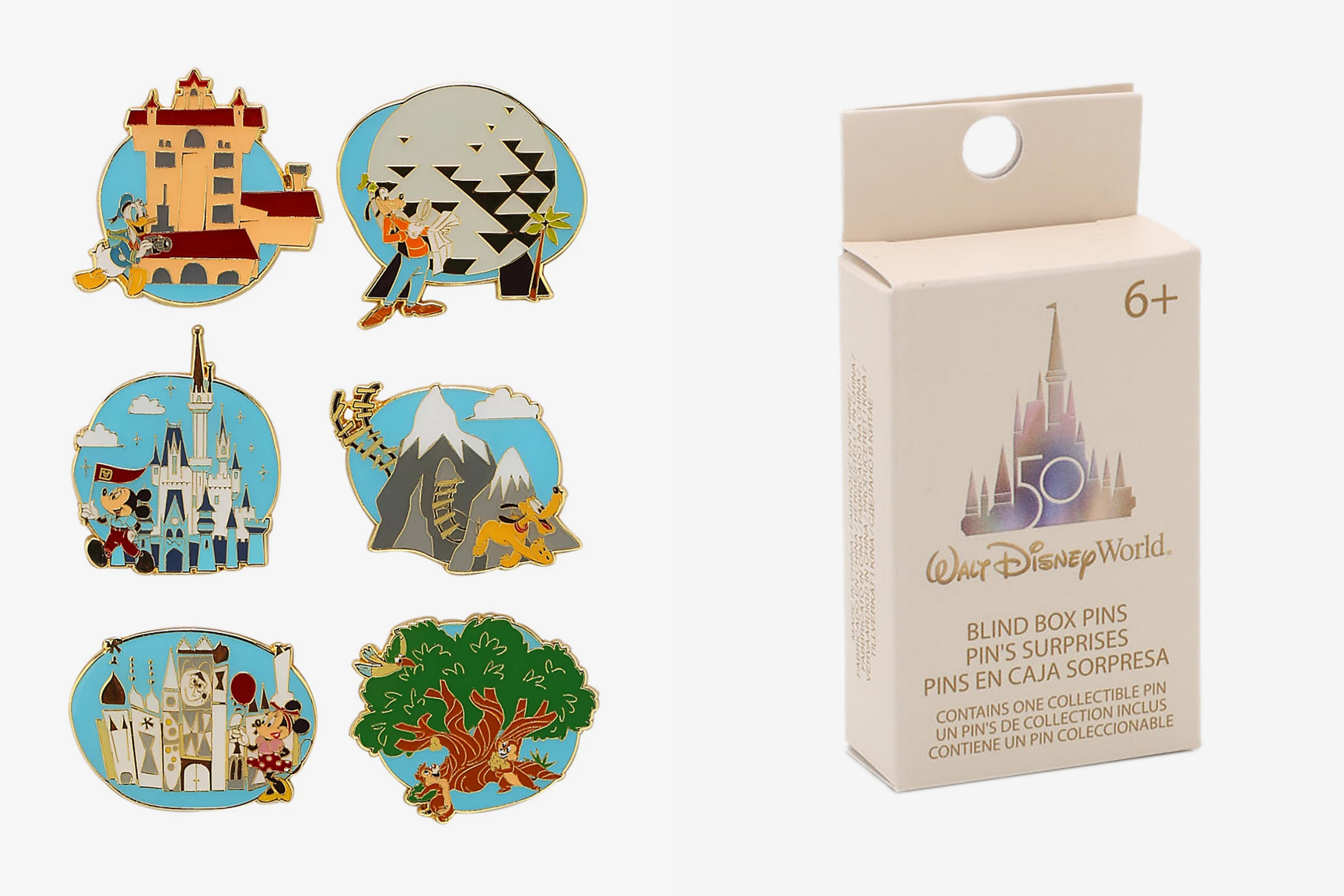 Photos Walt Disney World 50th Anniversary Loungefly Pin Blind Boxes 2288