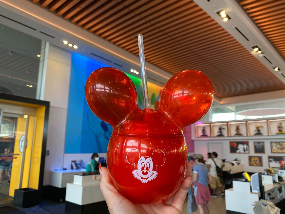 Mickey balloon-shaped sipper