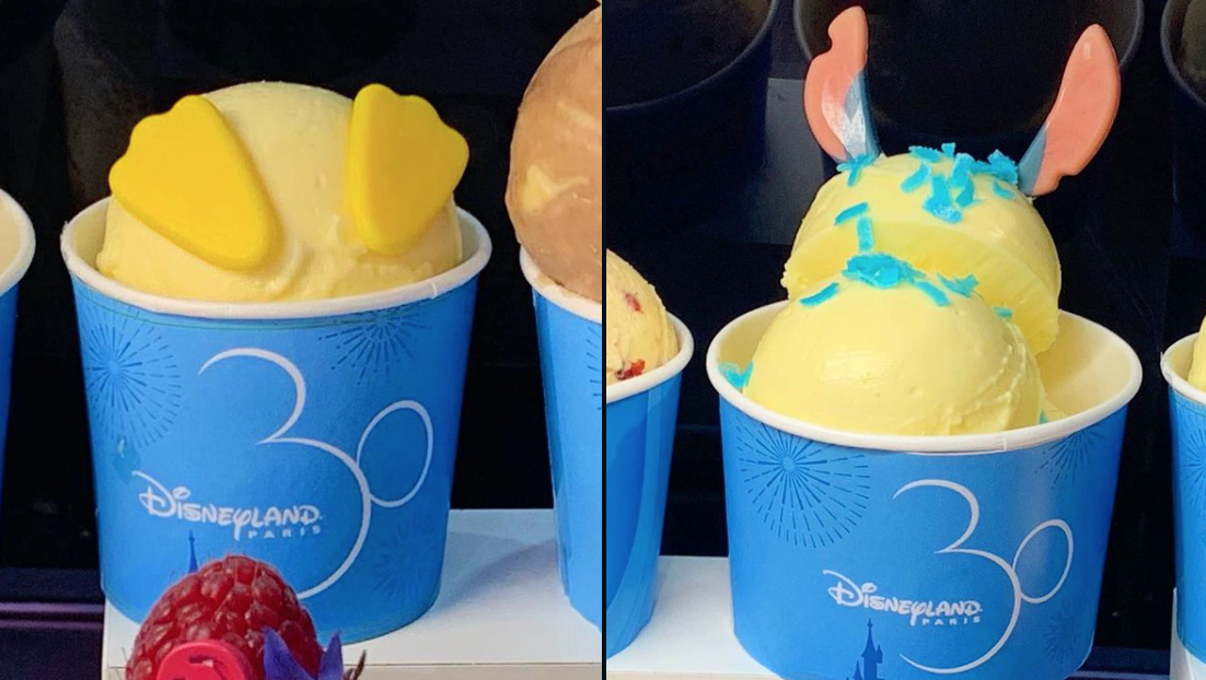 Donald and Stitch ice cream