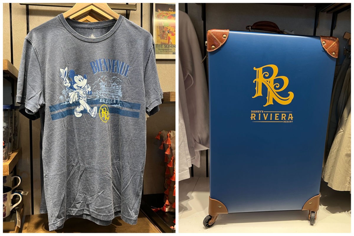 Riviera shirt and suitcase