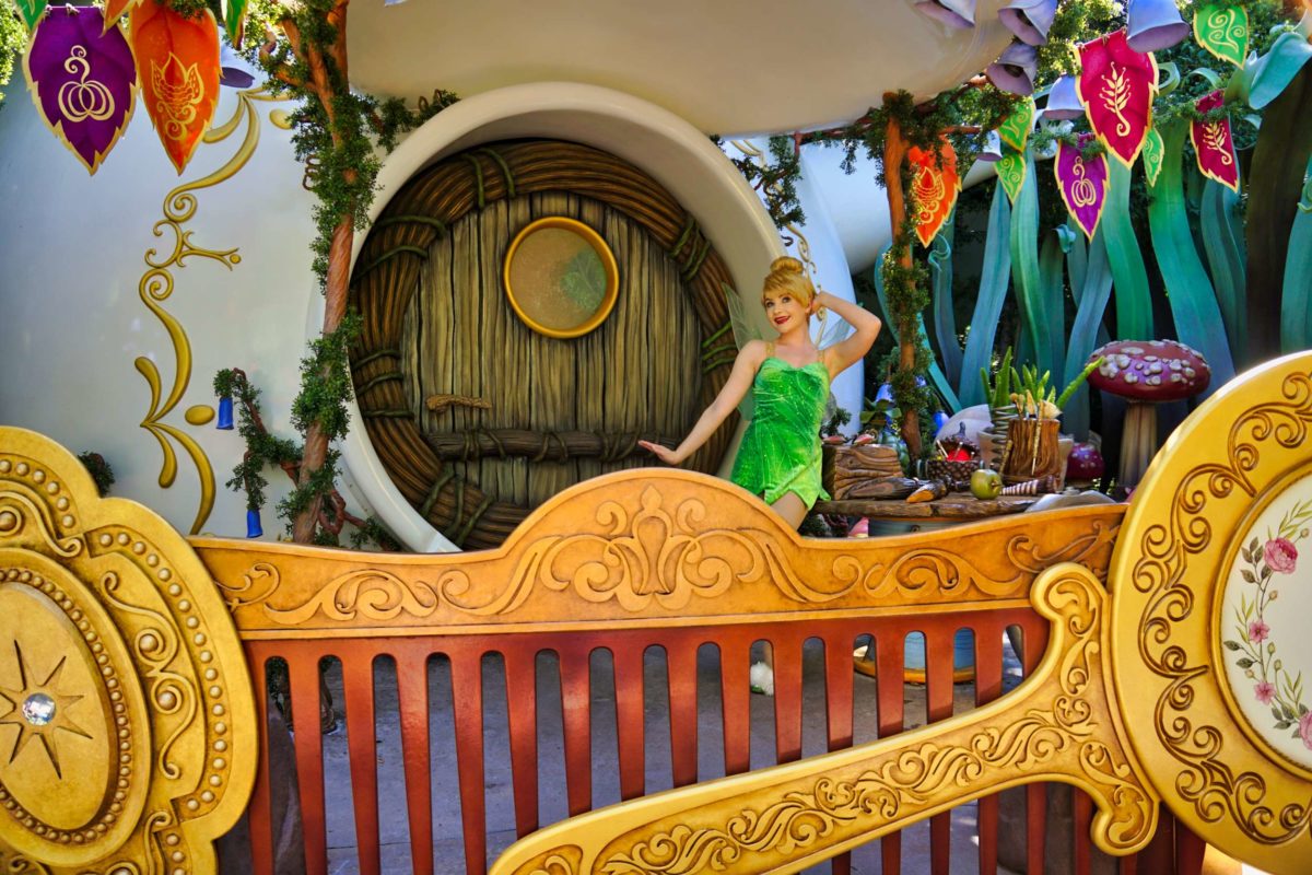 Tinker Bell Teapot and Fence Disneyland