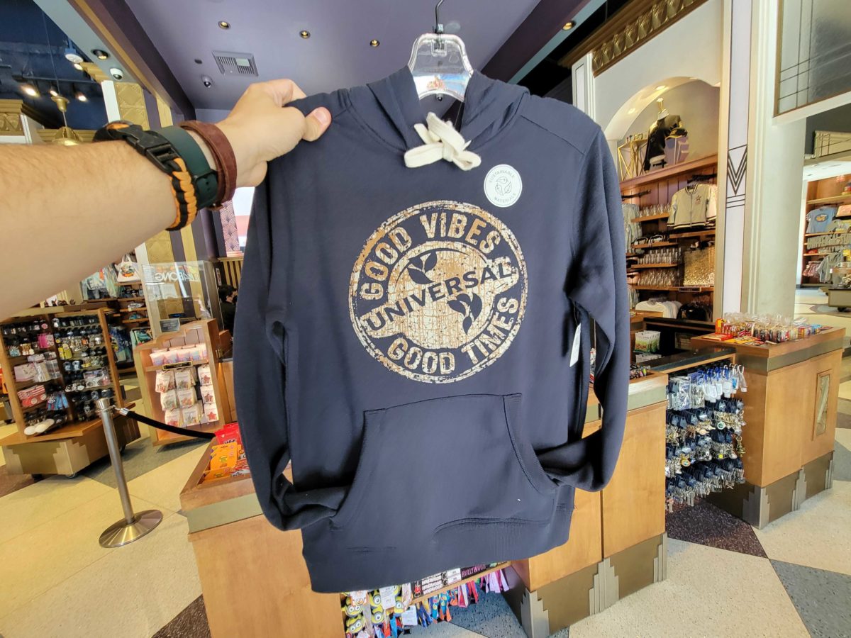 Universal Studios sustainable apparel hoodie