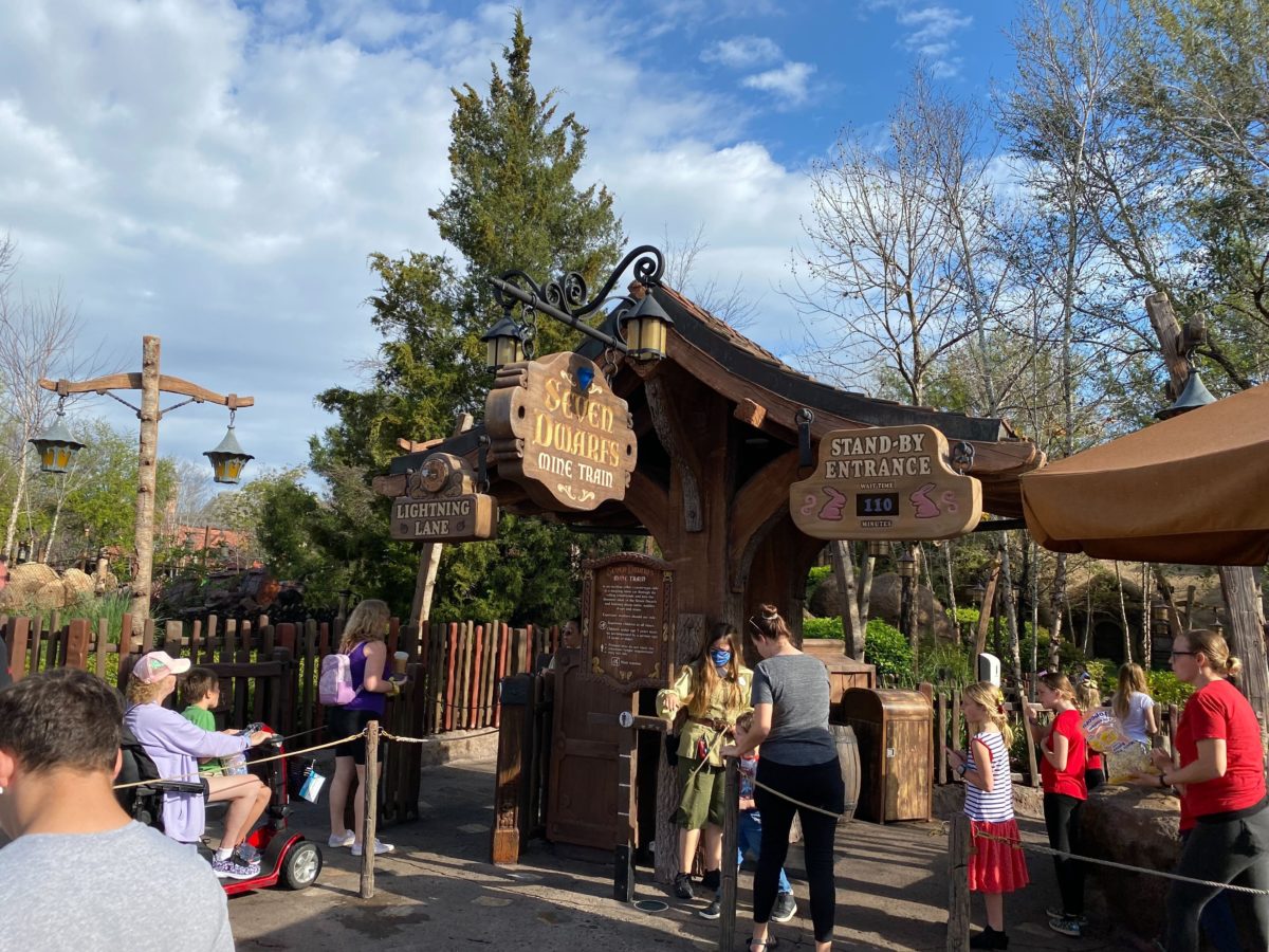 WDW MK Seven Dwarfs Mine Train Stock