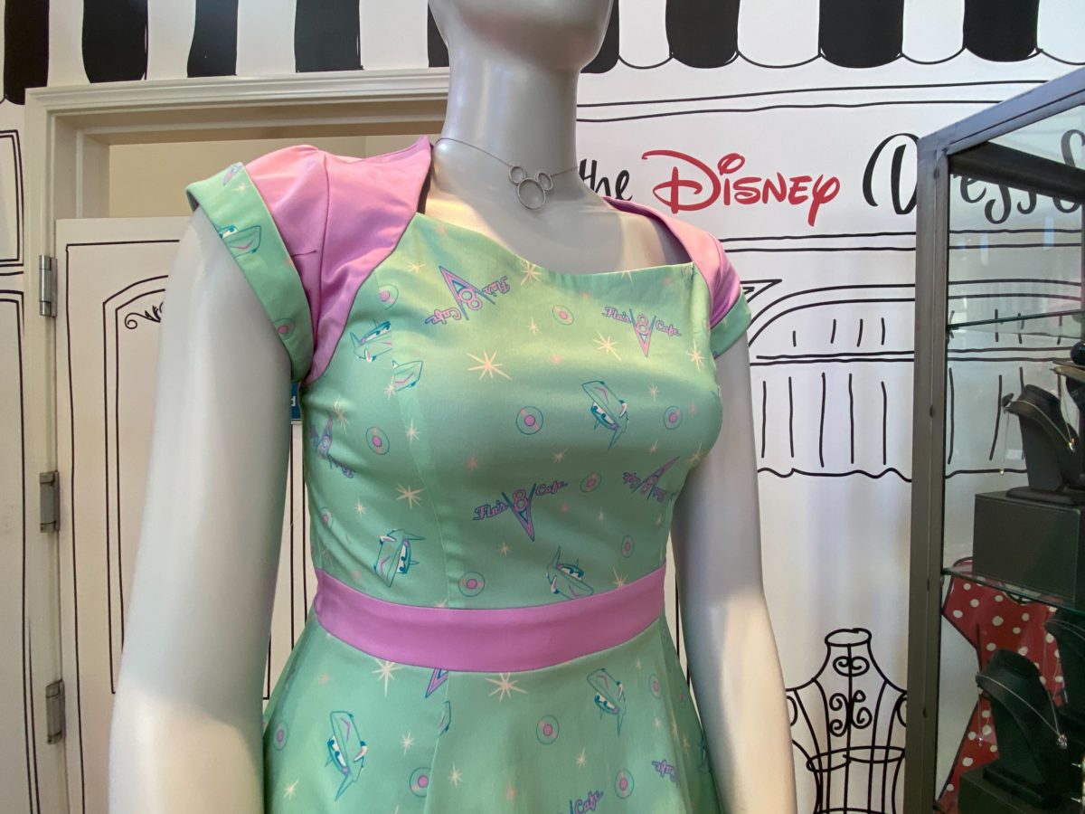 New 'Cars' Flo's V8 Cafe Dress by The Dress Shop Debuts at Disneyland 2 flos dress 4
