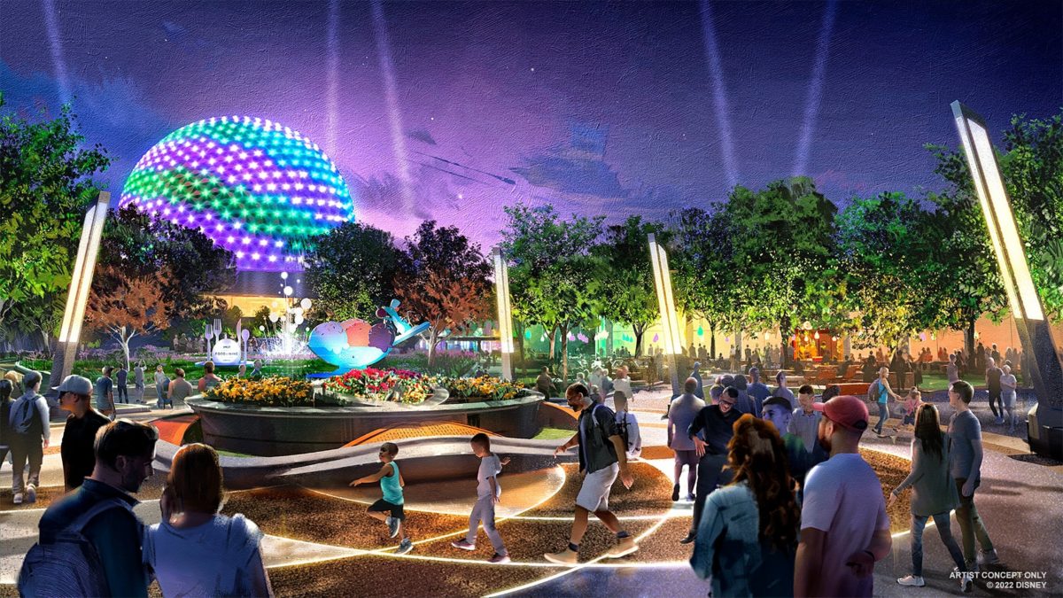 EPCOT gardens concept art 1