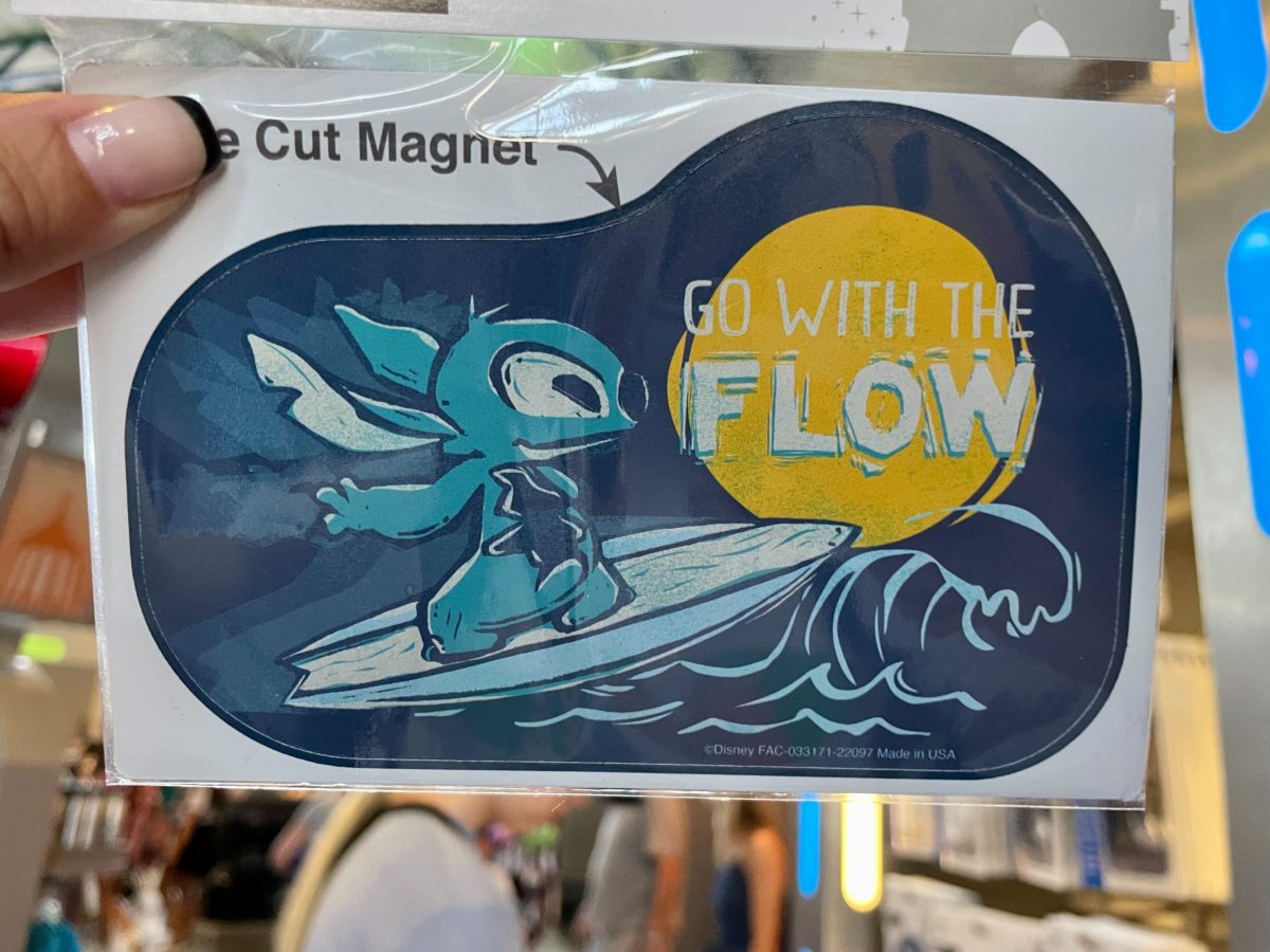 WDW magnet Stitch go with the flow 1