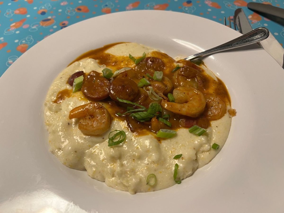 50s Prime Time Cafe Menu Updates Blue Plate Special Southern Style Shrimp and Grits 2