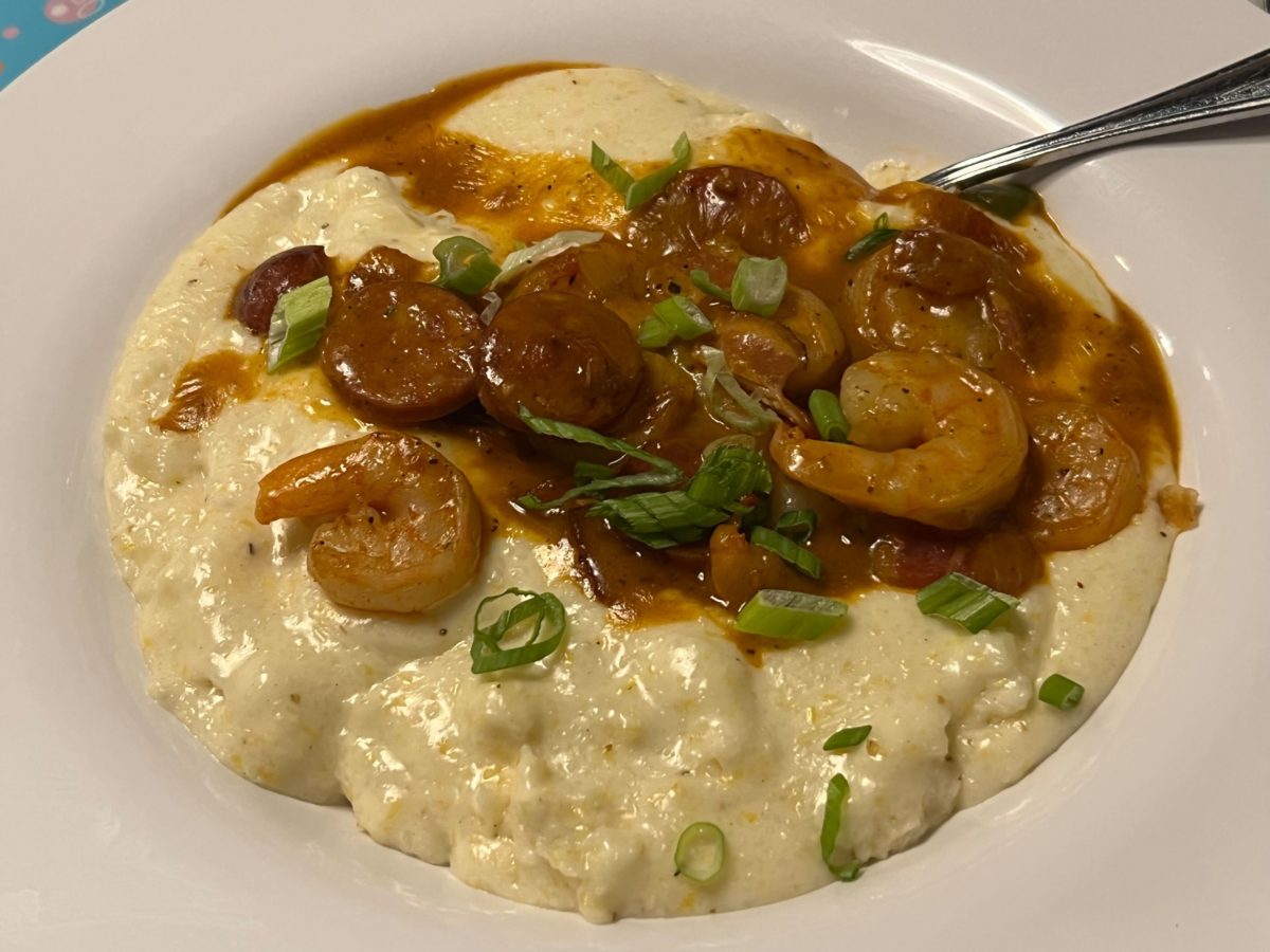 50s Prime Time Cafe Menu Updates Blue Plate Special Southern Style Shrimp and Grits 5